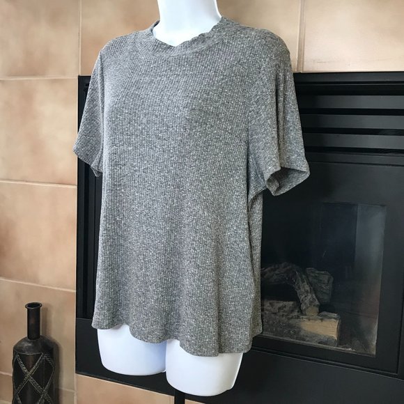 🎤BP S/S Lightweight Sweater | Gray | XL - Picture 1 of 6